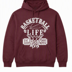 2508260013-Basketball Life Vintage Graphic Apparel Hoodie Basketball Life Vintage Hoodie