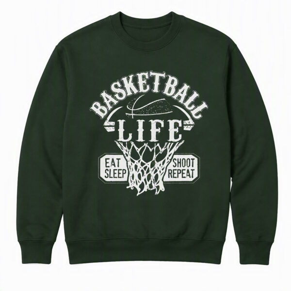 2508260018-Basketball Life Vintage Graphic Apparel Sweatshirt Basketball Life Vintage Sweatshirt