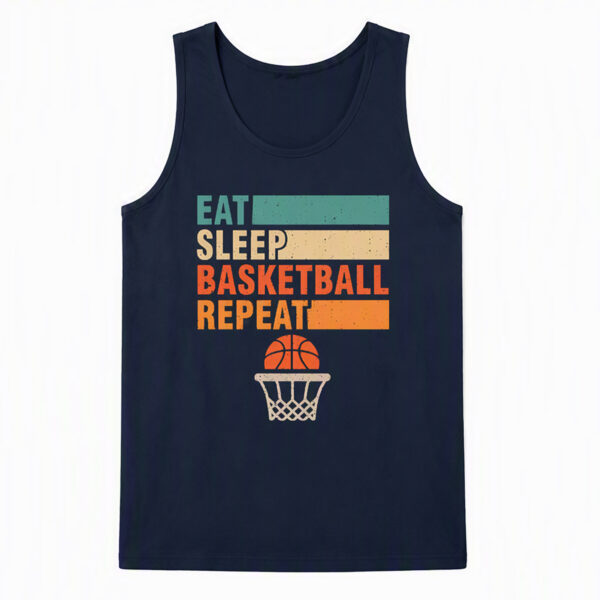 Eat Sleep Basketball Repeat Tank Top