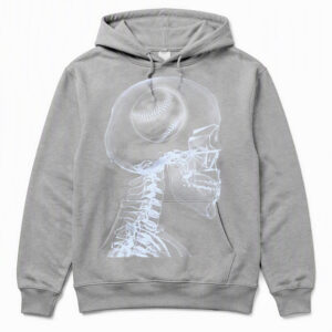 2508260022-X-Ray Baseball Skull Graphic Apparel Hoodie X-Ray Baseball Skull Hoodie