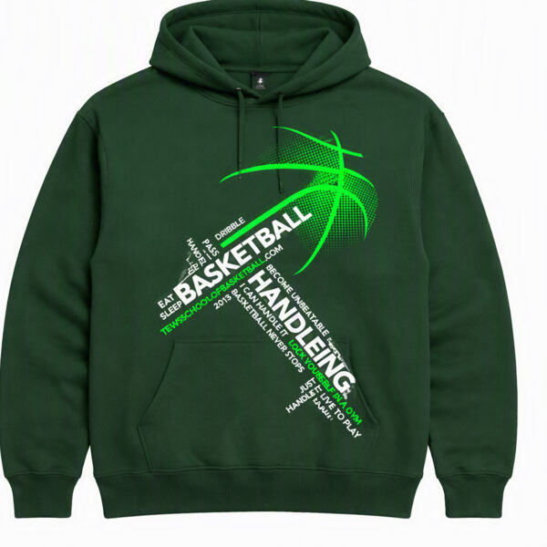 Basketball Handling Typography Hoodie