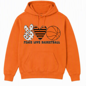 2508260038-Peace Love Basketball Graphic Apparel Hoodie Peace Love Basketball Hoodie