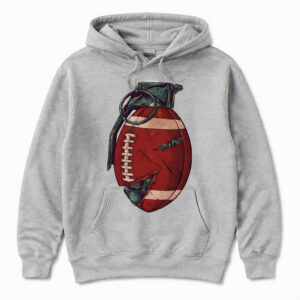 2508260041-Football Spirit Graphic Apparel Hoodie Football Spirit Hoodie