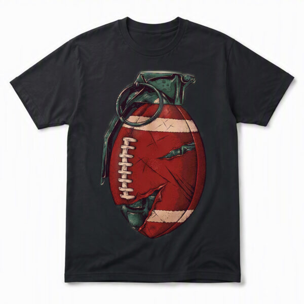 2508260047-Football Spirit Graphic Apparel T-Shirt Football Spirit T-Shirt